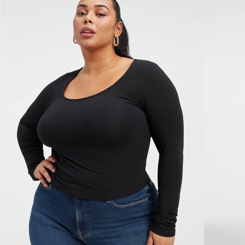 NWT Good American SUPER STRETCH LONG SLEEVE